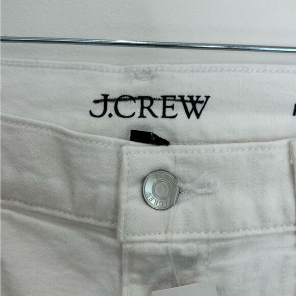 NWT J. Crew High-rise denim short in white - Picture 11 of 12